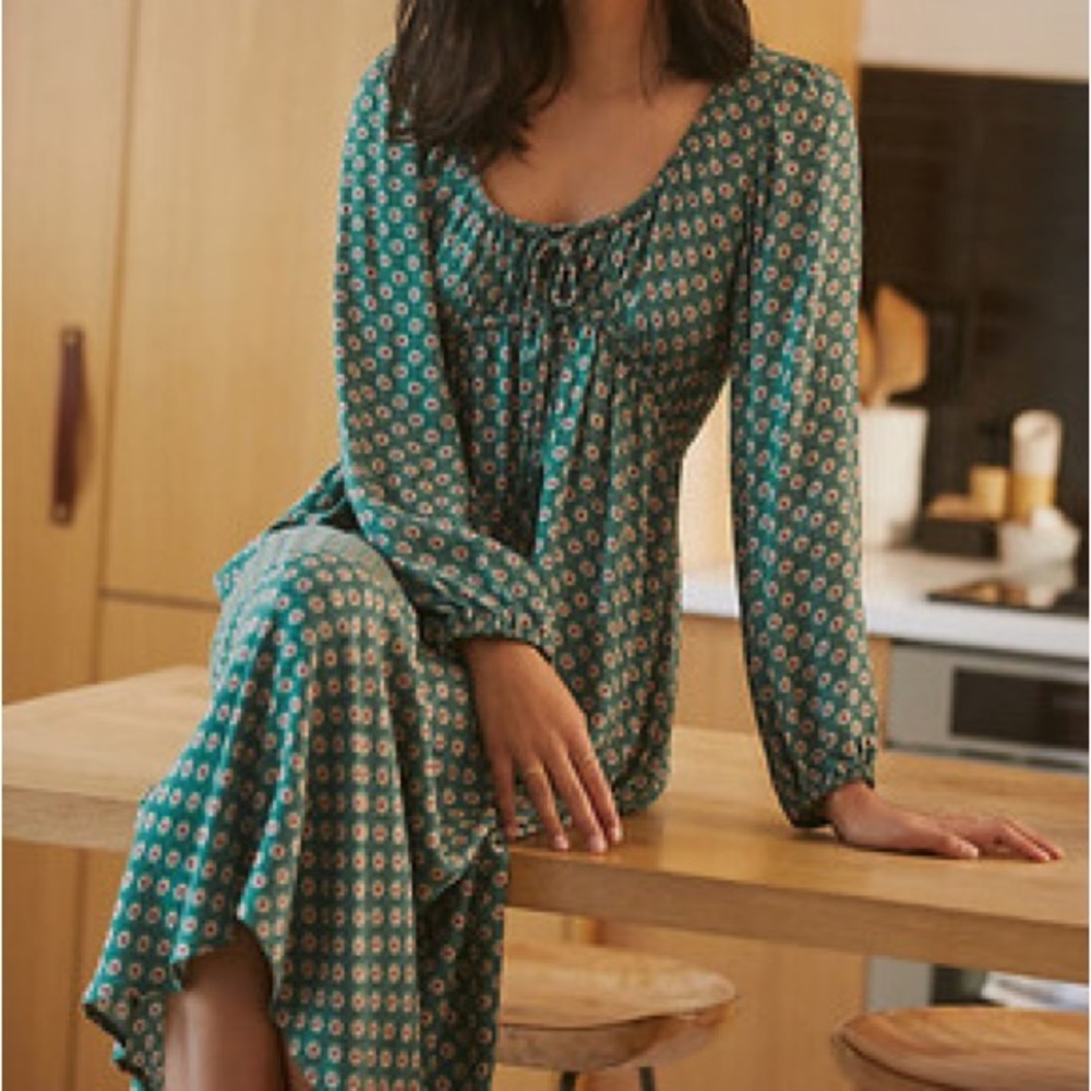 Adelaide Tie-Front Dress, Size XS